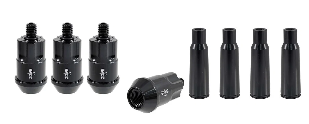 1220K101 – TRUE SPIKE Wheel Lock, Lug Nut Lock 1/2 Inch x 20 Thread Size 60 Degree Conical Acorn 1.6 Inch Overall Len...